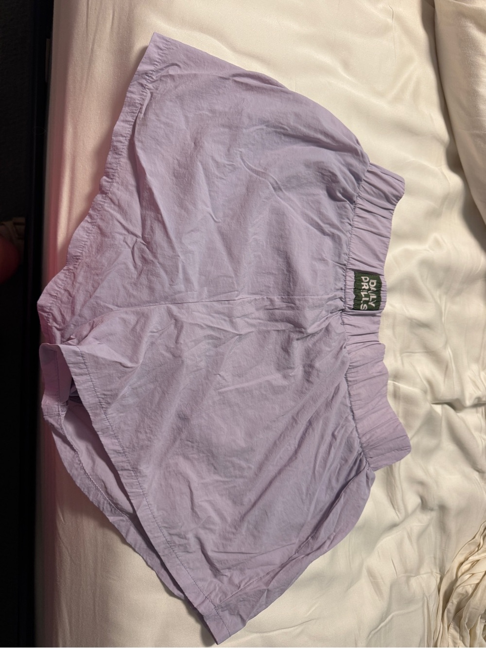 Lilac Elastic-Waist Women’s Shorts